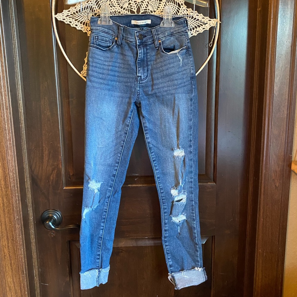 {Pacsun} medium wash distressed Jeggings